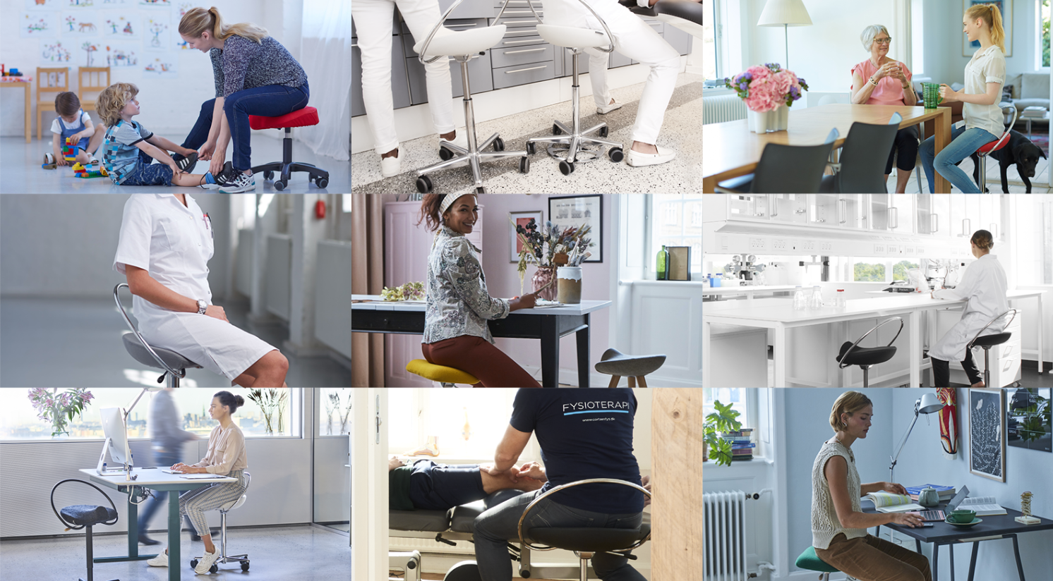 Få en sundere arbejdsdag med en mere aktiv og ergonomisk siddestilling
